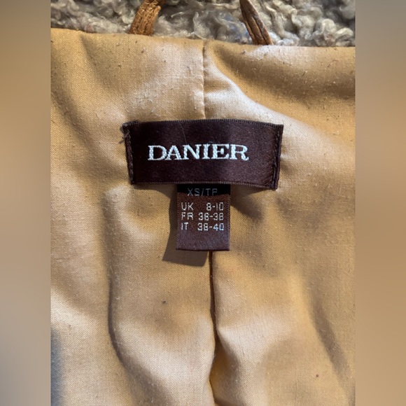 DANIER Leather Jacket Size XS - Picture 12 of 13